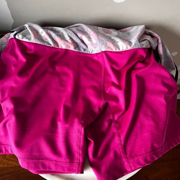 Title Nine Dream Skort Skirt Women's Size Large L Floral Pink Blue Tennis Active - Picture 4 of 11